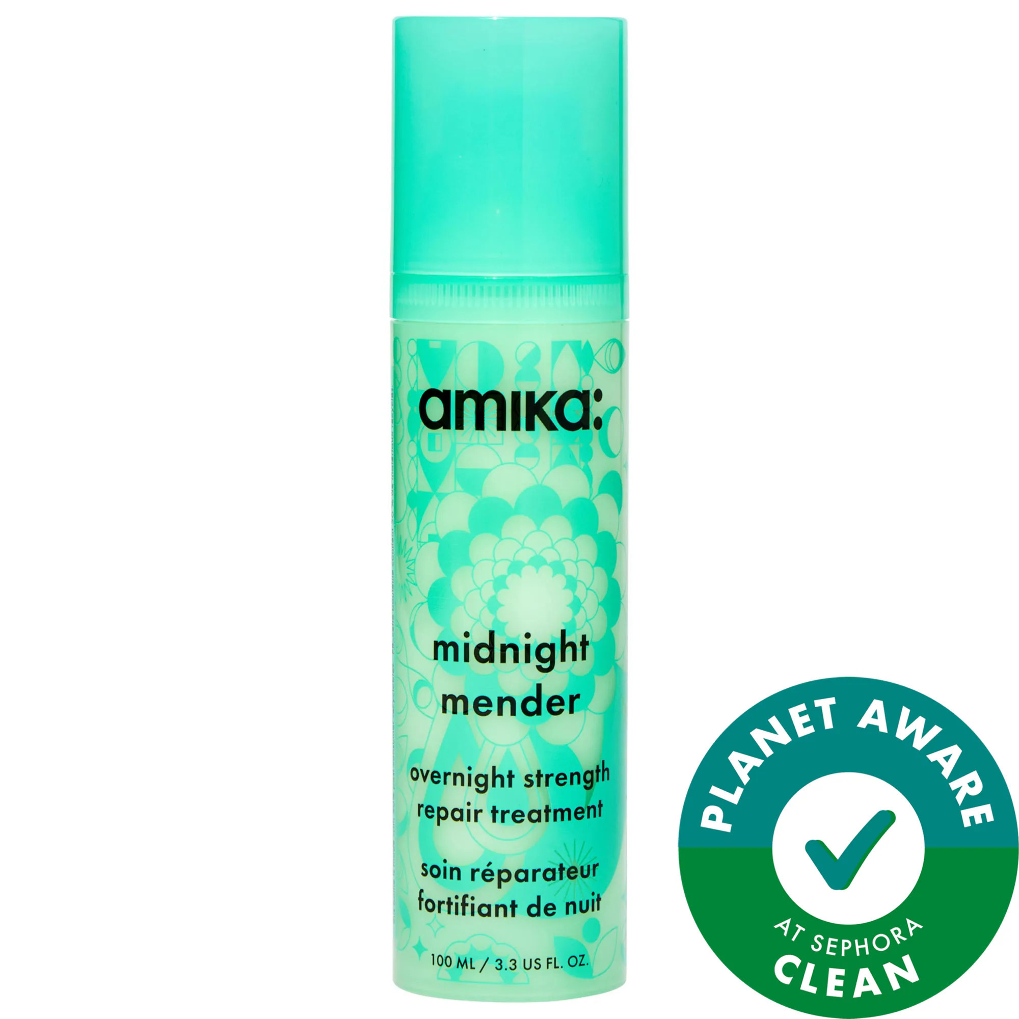 amika Midnight Mender Overnight Strength Repair Hair Treatment Mask 100ml / 3.3oz | Sephora (US)
