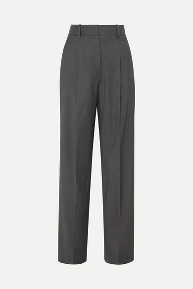 Wool-twill wide-leg pants | NET-A-PORTER (UK & EU)
