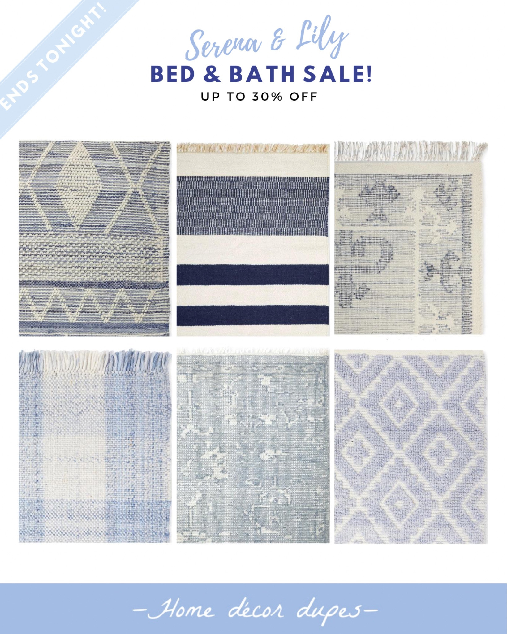 Last call to save up to 30% OFF all Serena & Lily Bed & Bath items!! Including our favorite coastal rugs!! 😍 Sale ends TONIGHT!! More favorites linked 🤍

#LTKsalealert #LTKfamily #LTKhome