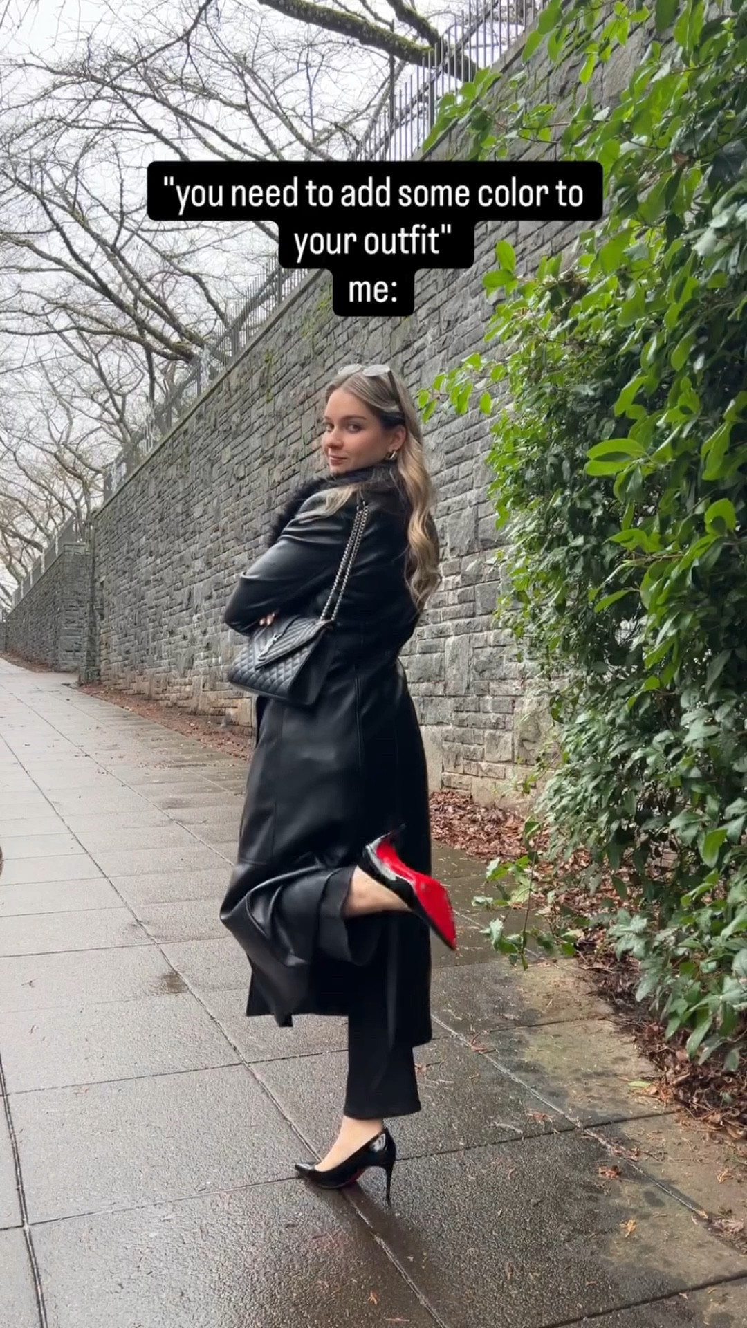 Best pop of red 👹 

Coat is from houseofcb called remi 

#addsomecolor #redbottoms

#LTKGiftGuide #LTKgrwm #LTKdayinmylife