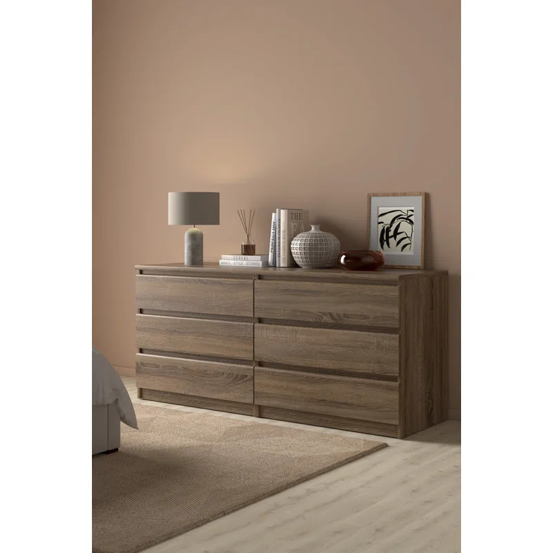 Kepner 6 Drawer 60.5" W Double Dresser | Wayfair North America