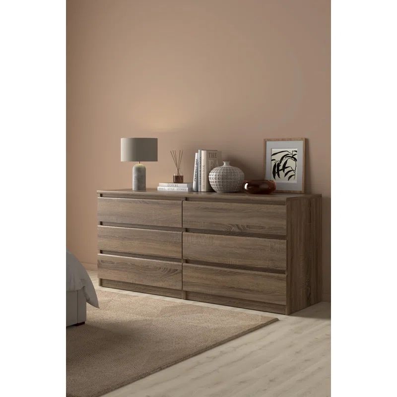 Kepner 6 Drawer 60.5" W Double Dresser | Wayfair Professional