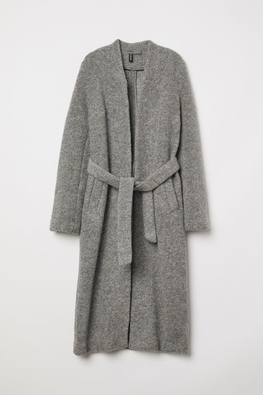 H & M - Wool-blend Coat - Gray | H&M (US + CA)