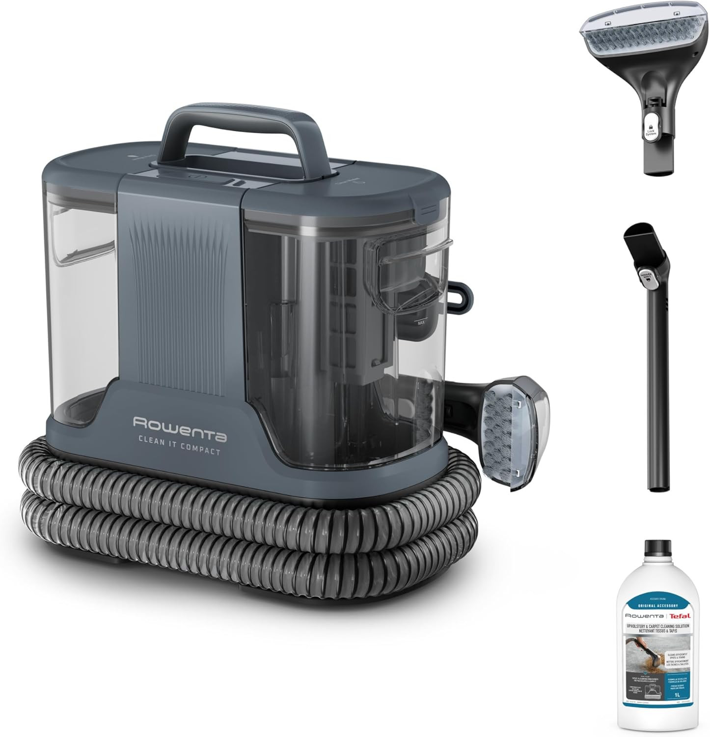 Rowenta, Clean It Compact, Shampouineuse, Détacheur, Nettoyeur Portable, Tapis, Intérieur de Vo... | Amazon (FR)