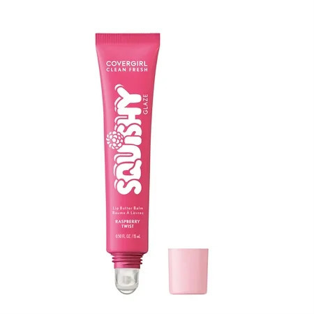 COVERGIRL Clean Fresh Squishy Glaze™ Lip Butter Balm, 100 Raspberry Twist, 0.50 fl oz | Walmart (US)