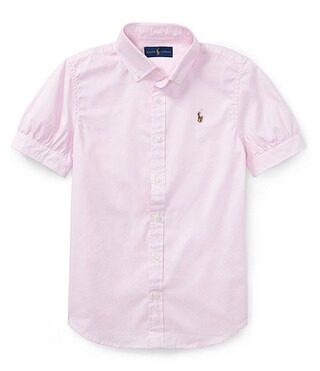 Polo Ralph Lauren Big Girls Oxford Button-Down Shirt | Dillard's | Dillard's