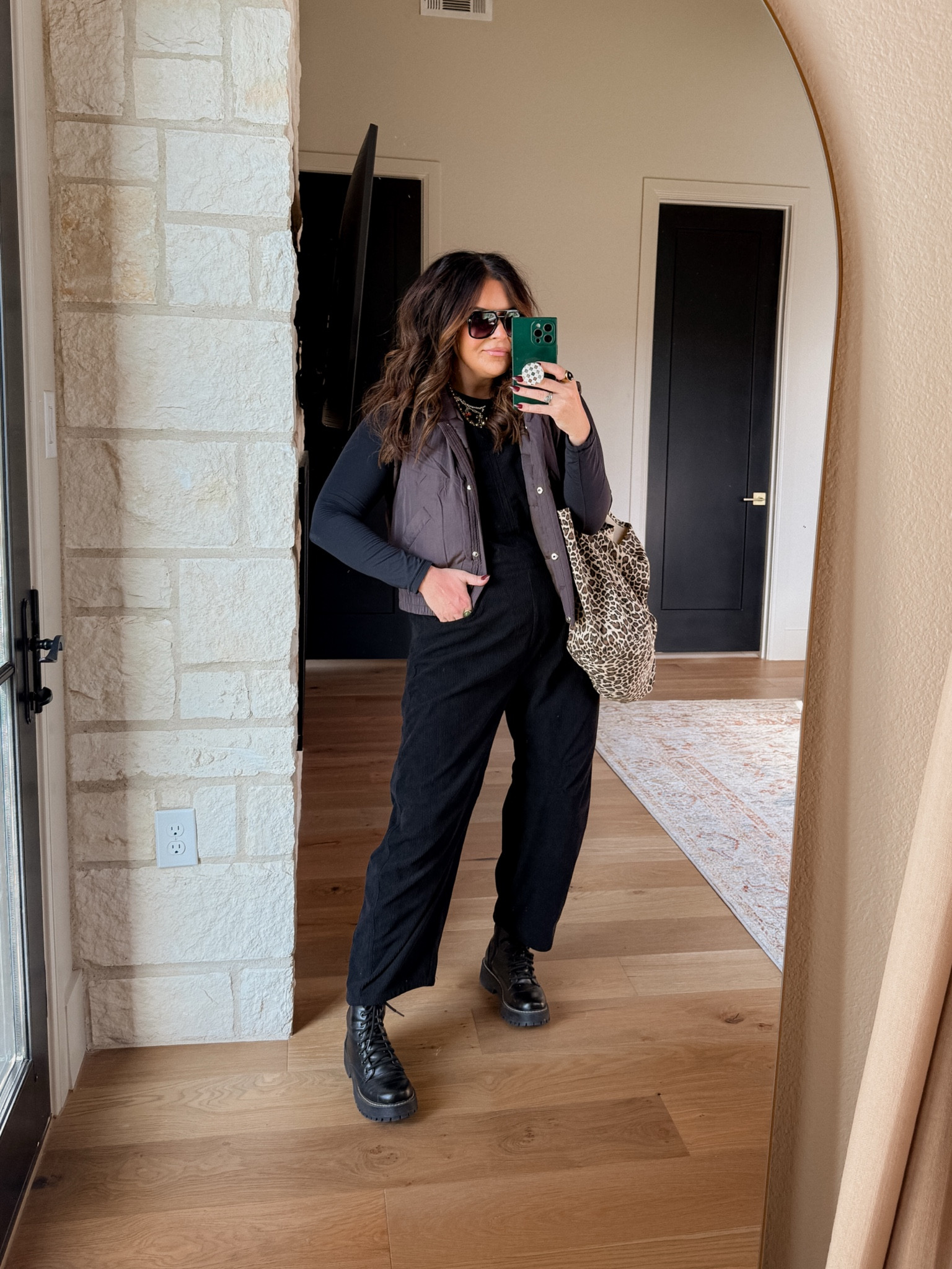 Head to toe Amazon 
Corduroy bib overalls: XXL
Long sleeve: XL
Puffer Vest: XXL
combat boots: TTS



#LTKMidsize #LTKStyleTip #LTKFindsUnder50