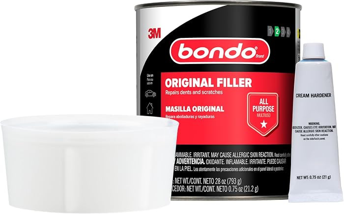 Bondo Body Filler, Original Formula for Fast, Easy Repair & Restoration for your Vehicle, 00262, ... | Amazon (US)