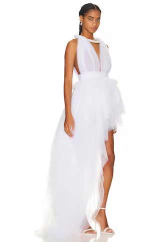 Bronx and Banco Taraji Gown in White from Revolve.com | Revolve Clothing (Global)