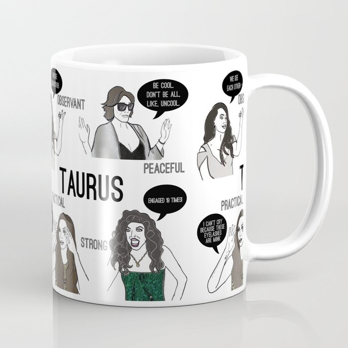 Taurus- Bravostrology Series Coffee Mug | Society6