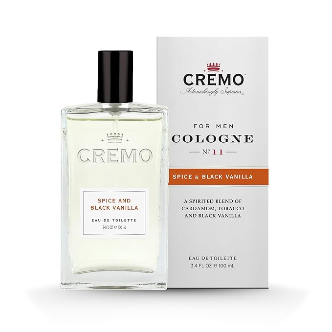 Cremo Cologne For Men - Spice & Black Vanilla Mens Cologne Spray, An Explosion of Vibrant Spices,... | Amazon (US)