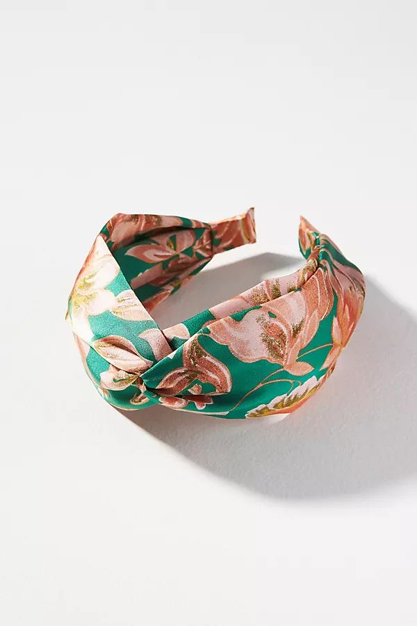 Bold Summer Twist Headband By By Anthropologie in Green | Anthropologie (US)