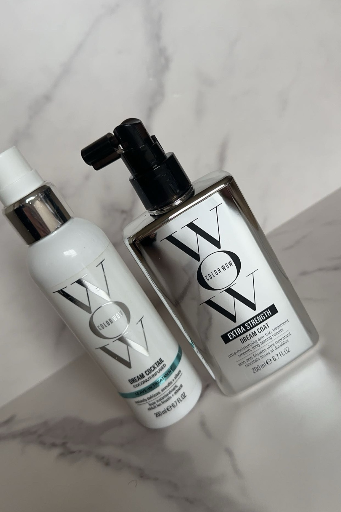 This duo💖💖 Magic! The only two products I use after shower  to get that sleek, shiny lustrous look. The spray is weatherproof anti-frizz and is activated with your blow dryer and the dream cocktail is a leave in conditioner, smooths and silken’s hair.🫶💖

#LTKBeauty