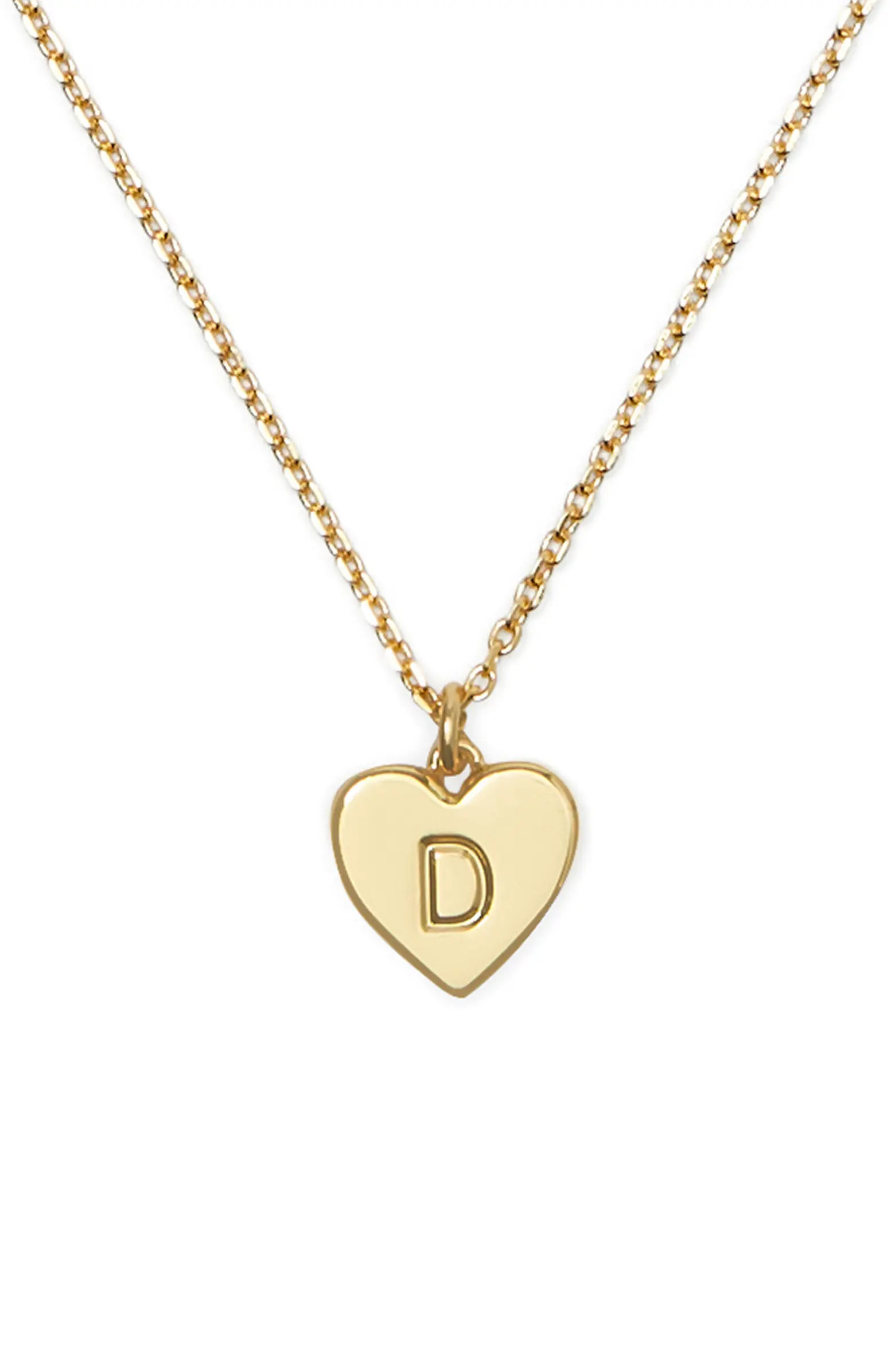 initial heart pendant necklace | Nordstrom