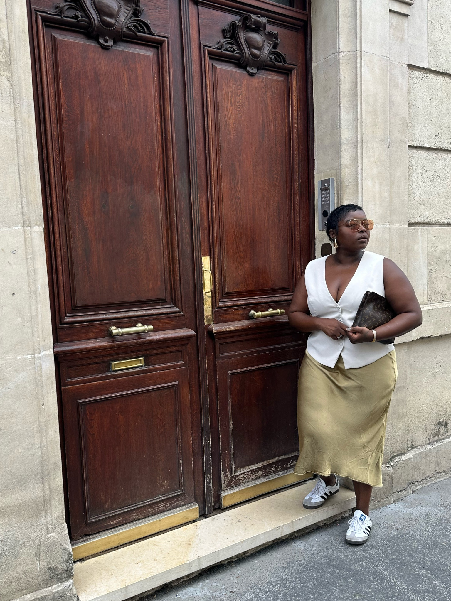Causal outfits >
Im wearing a large in the vest and a medium in the skirt. Size 8 women’s in the adidas 

#LTKfindsunder100 #LTKtravel #LTKstyletip