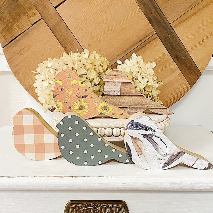 Farmhouse Wood Birds | Jane