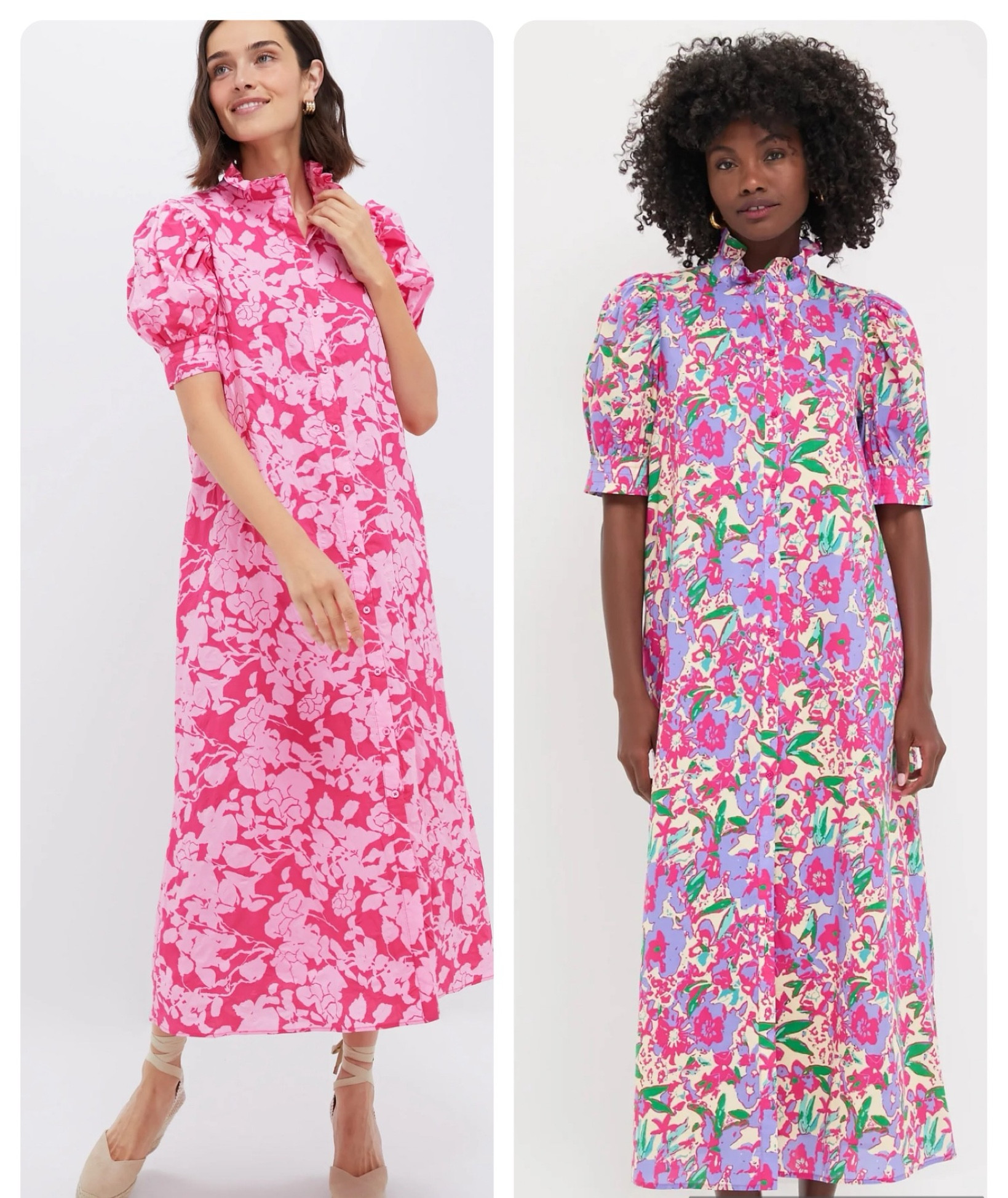 This beautiful Ruffle Collar Louisa Maxi Dress from Tuckernuck gives four colorful options to choose from.  What a stylish dress for spring  

#LTKStyleTip #LTKBeauty