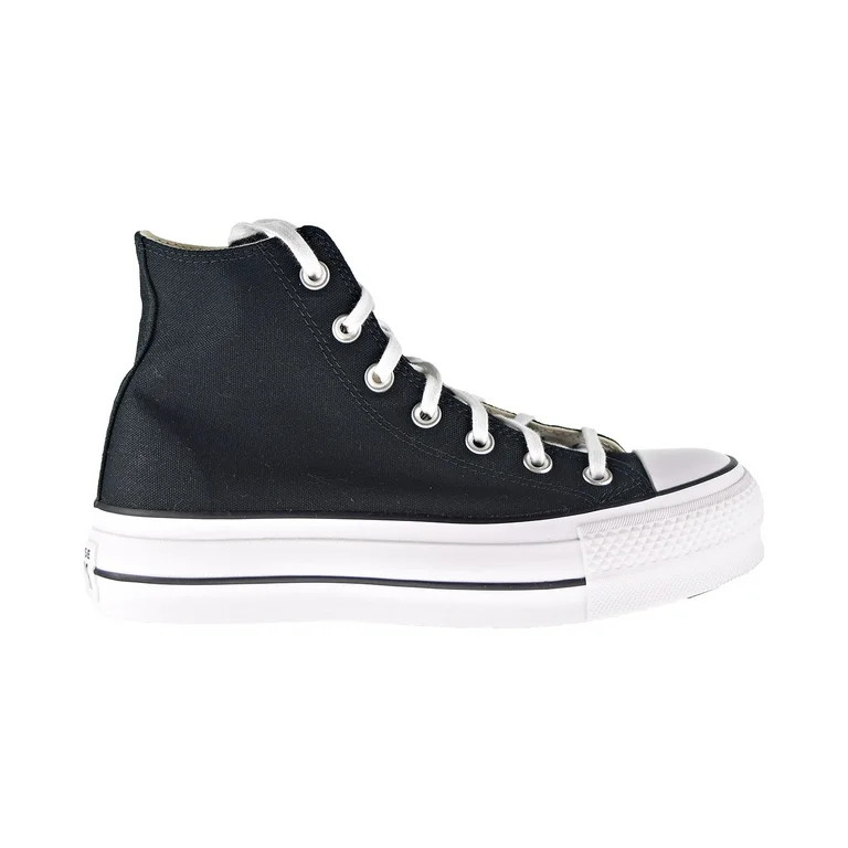 Converse Women's Chuck Taylor All Star Platform High Top Sneaker, Black/White/White, 9 M US | Walmart (US)
