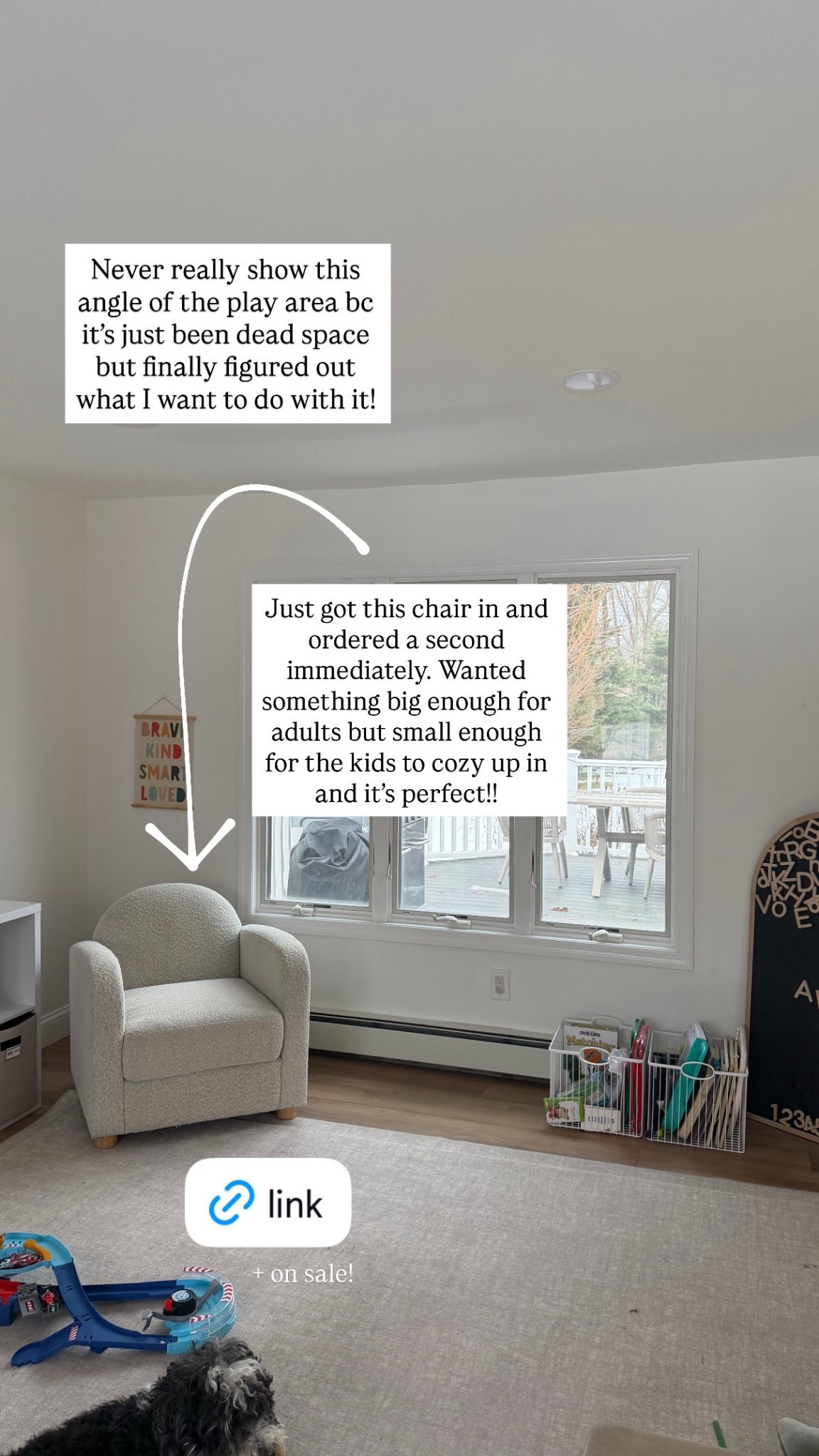 Playroom seating perfect for adults and kids!!!! 

#LTKmomlife #LTKSpringSale #LTKHome