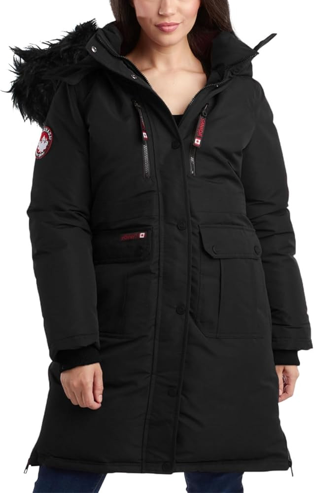 CANADA WEATHER GEAR Womens Parka, Warm Winter Coat for Women, Insulated Winter Jacket for Women, ... | Amazon (US)