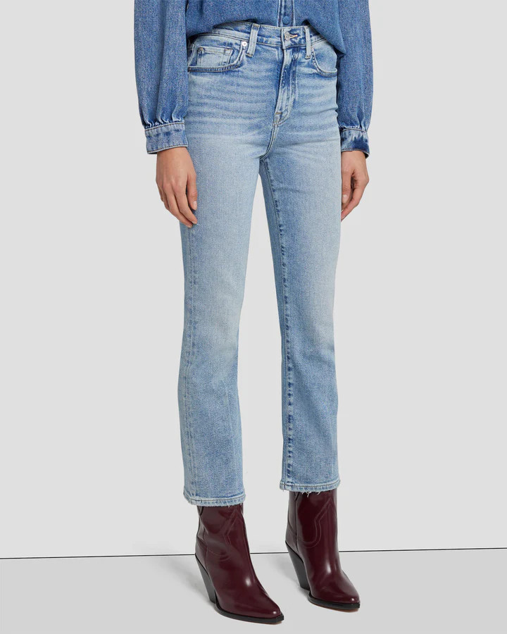 Luxe Vintage High Waist Slim Kick in Must | 7 For All Mankind