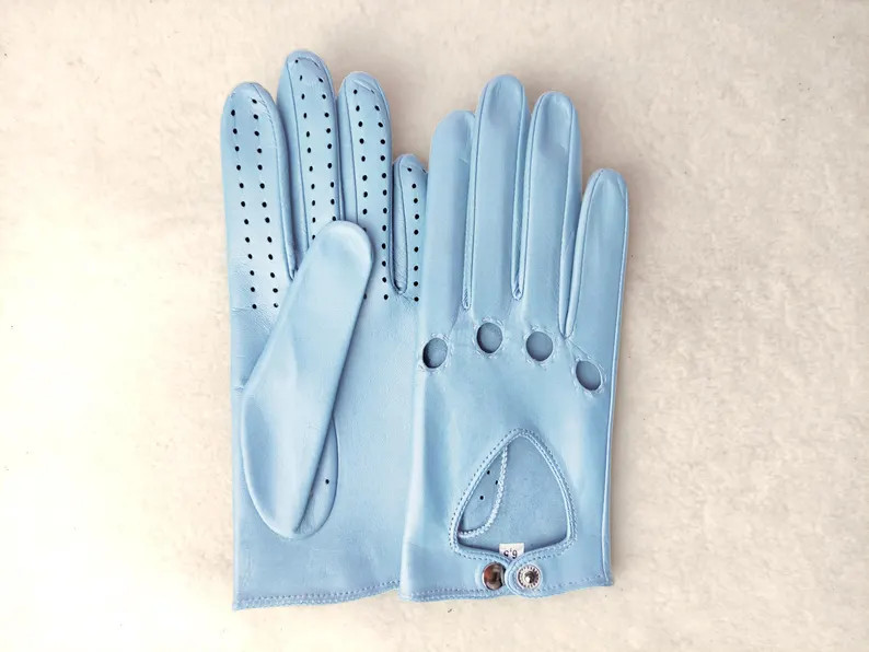 Lambskin Leather Driving Gloves: Unlined, Soft Autumn Fashion | Etsy (US)