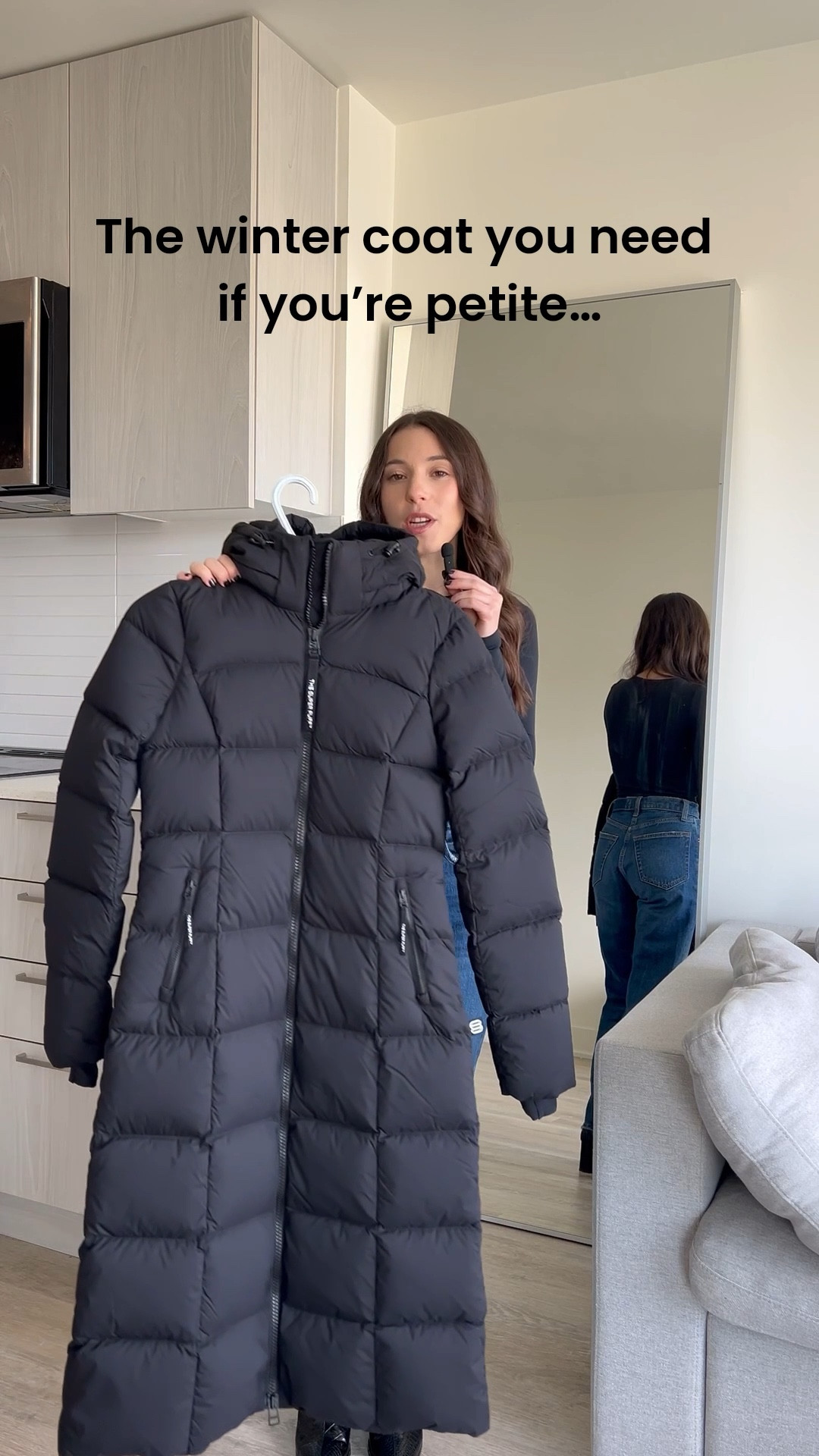 I’m 4’11 and the aritzia supersnug is the most petite-friendly down puffer jacket I’ve found.

Sizing: I’m wearing a 2XS 

The supersnug is an hourglass puffer with a slim silhouette that hugs the body. It’s water repellent, wind resistant, and designed to be extremely warm (up till -40 degrees celsius). It’s made with responsibly sourced goose down, and comes in original, mid, and long lengths. You can also choose from 4 different fabrics including matte, hi-gloss, orbit stretch, and satin flex. 

I’m also wearing the superpuff long which is a more classic and loose fitting puffer jacket. The superpuff has the same features of the supersnug, but comes in 5 different styles X short, short, original, mid and long. You can choose between matte, and high gloss fabrics. 

Both coats come in a variety of colours. 

Down puffer coat, petite winter coat, puffer jacket, superpuff, cold weather style, aritzia style, petite winter outfit 

#LTKwinter #LTKcanada #LTKpetite