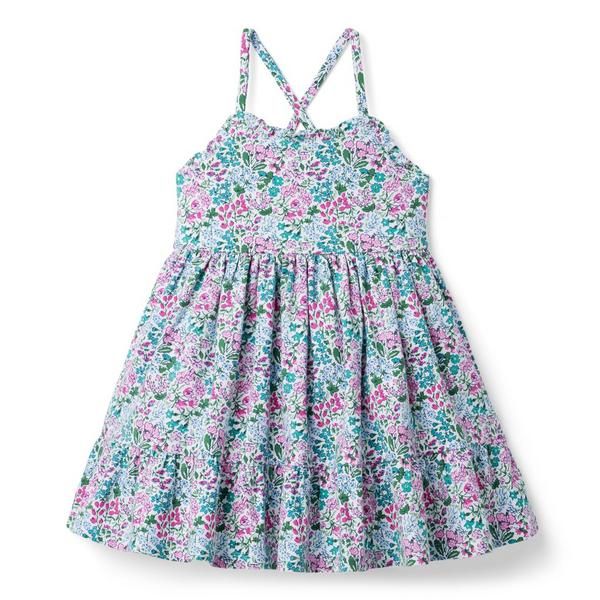 Floral Ruffle Trim Jersey Sundress | Janie and Jack