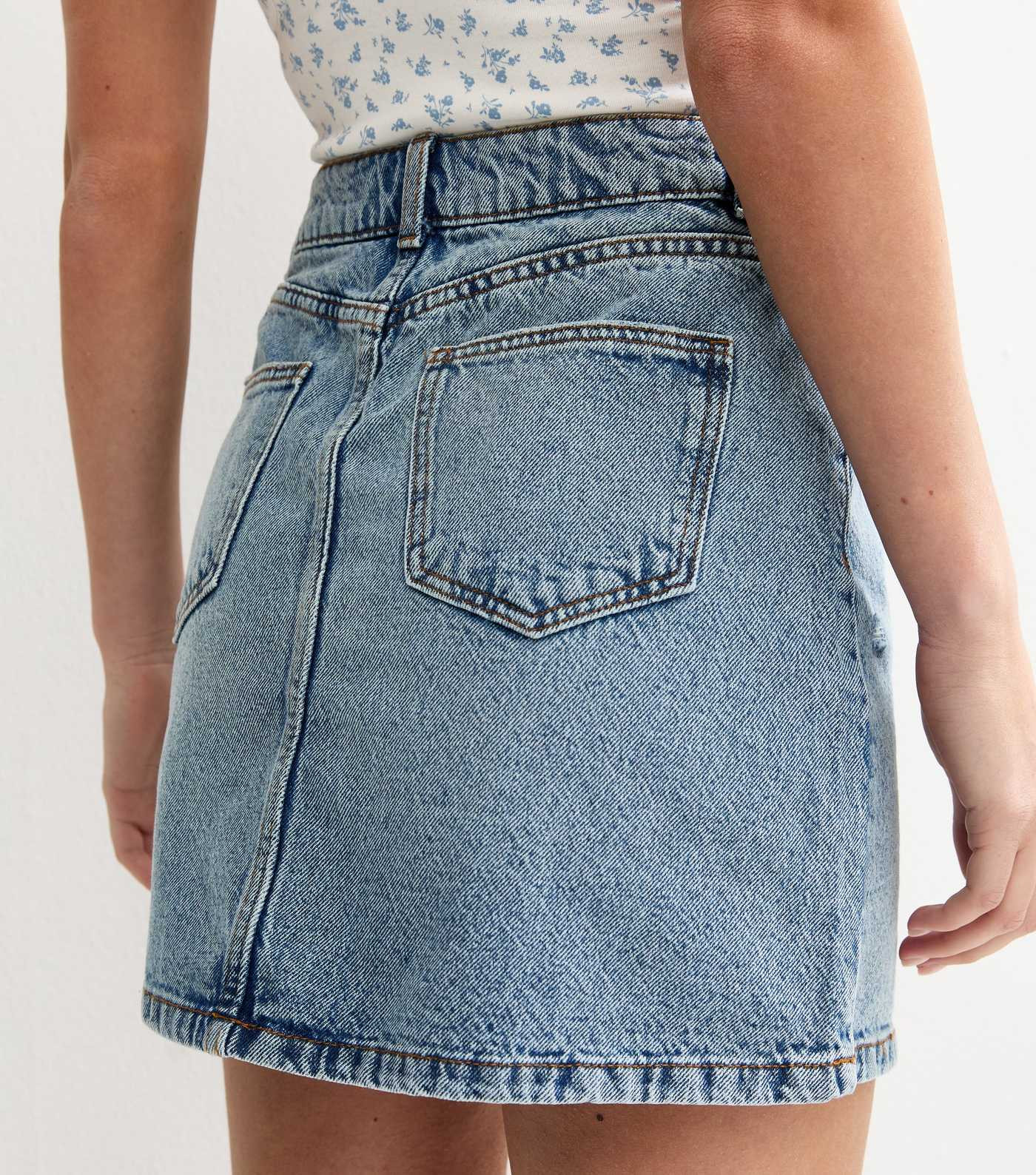 Light Blue Denim A-Line Skirt | New Look | New Look (UK)