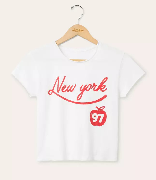 Junk Food New York '97 Vintage Baby Tee | LOFT