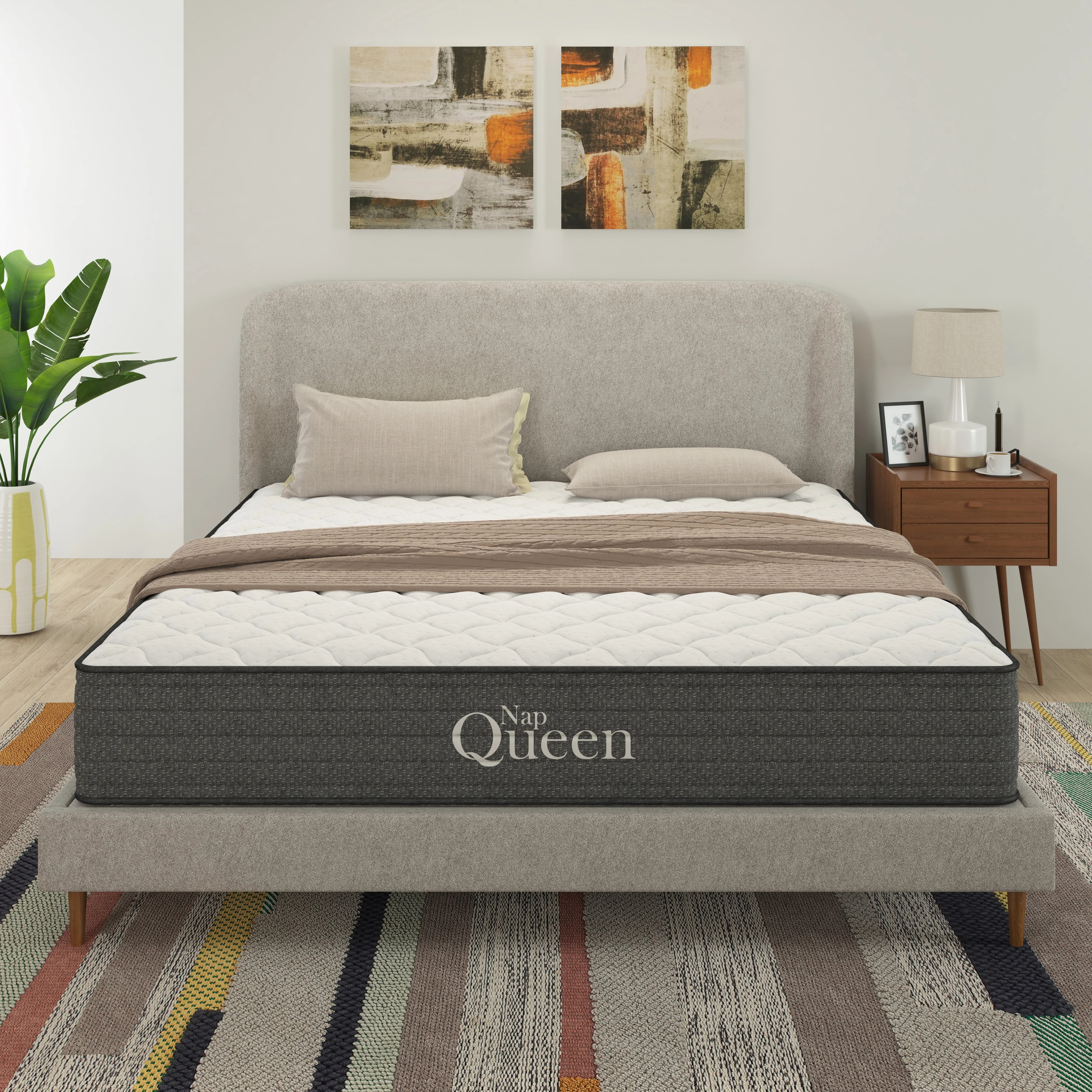NapQueen Victoria 10" Cooling Gel Hybrid Mattress Queen - Walmart.com | Walmart (US)