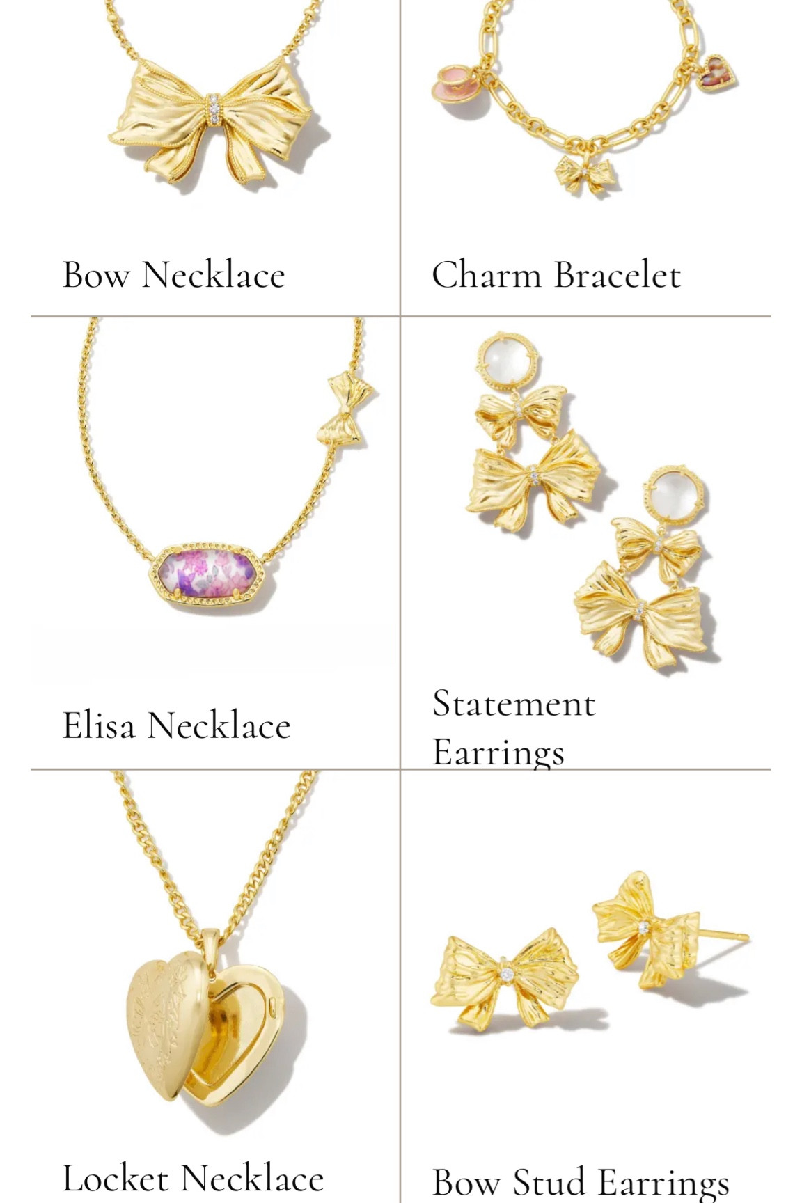LSF x Kendra Scott 

Love Shack Fancy, girly jewelry, bow necklace 

#LTKfindsunder100 #LTKGiftGuide #LTKstyletip