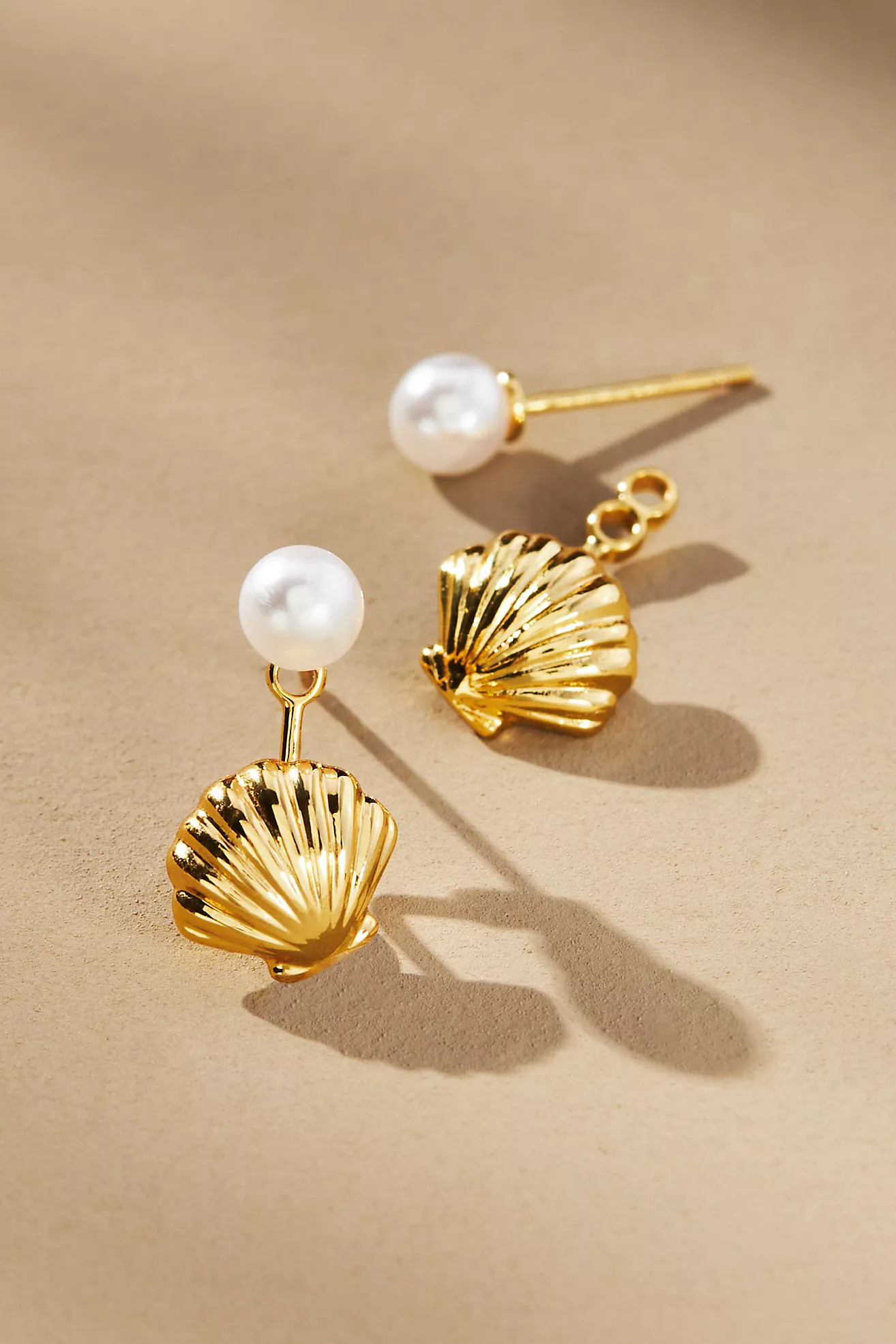Baby Pearl Shell Earrings | Anthropologie (US)