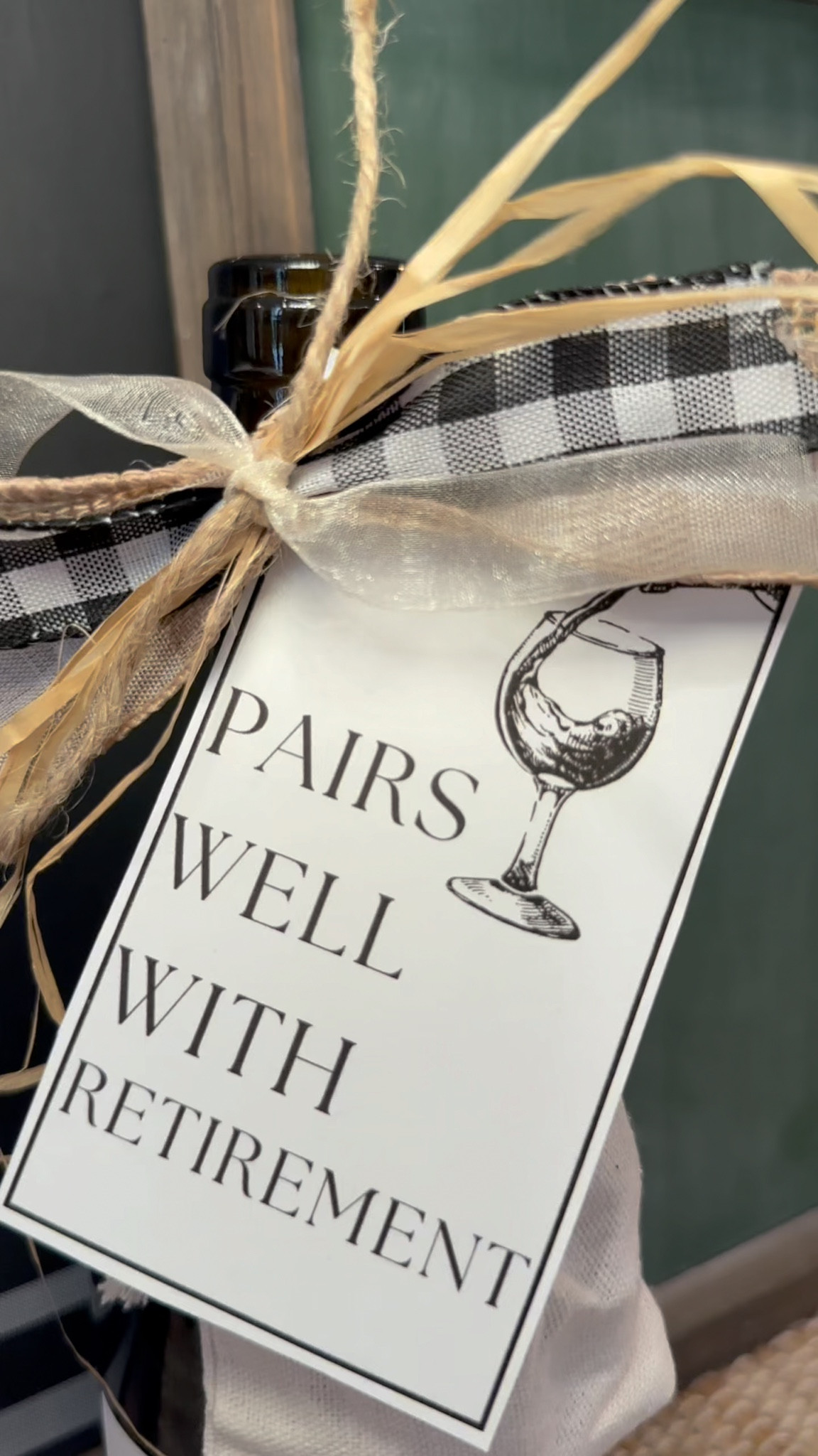 Retirement Gift Idea! Simple, easy, affordable & cute. You can always use their favorite beverage or sparkling cider! Happy Gifting & join me for more gift ideas🖤

#LTKSeasonal #LTKOver40 #LTKstorytime