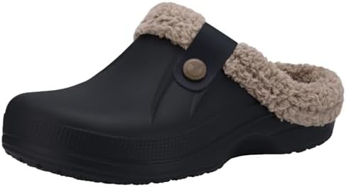 Beslip Classic Fur Lined Clogs Waterproof Winter Fuzzy Slippers for Women Men Indoor and Outdoor ... | Amazon (US)