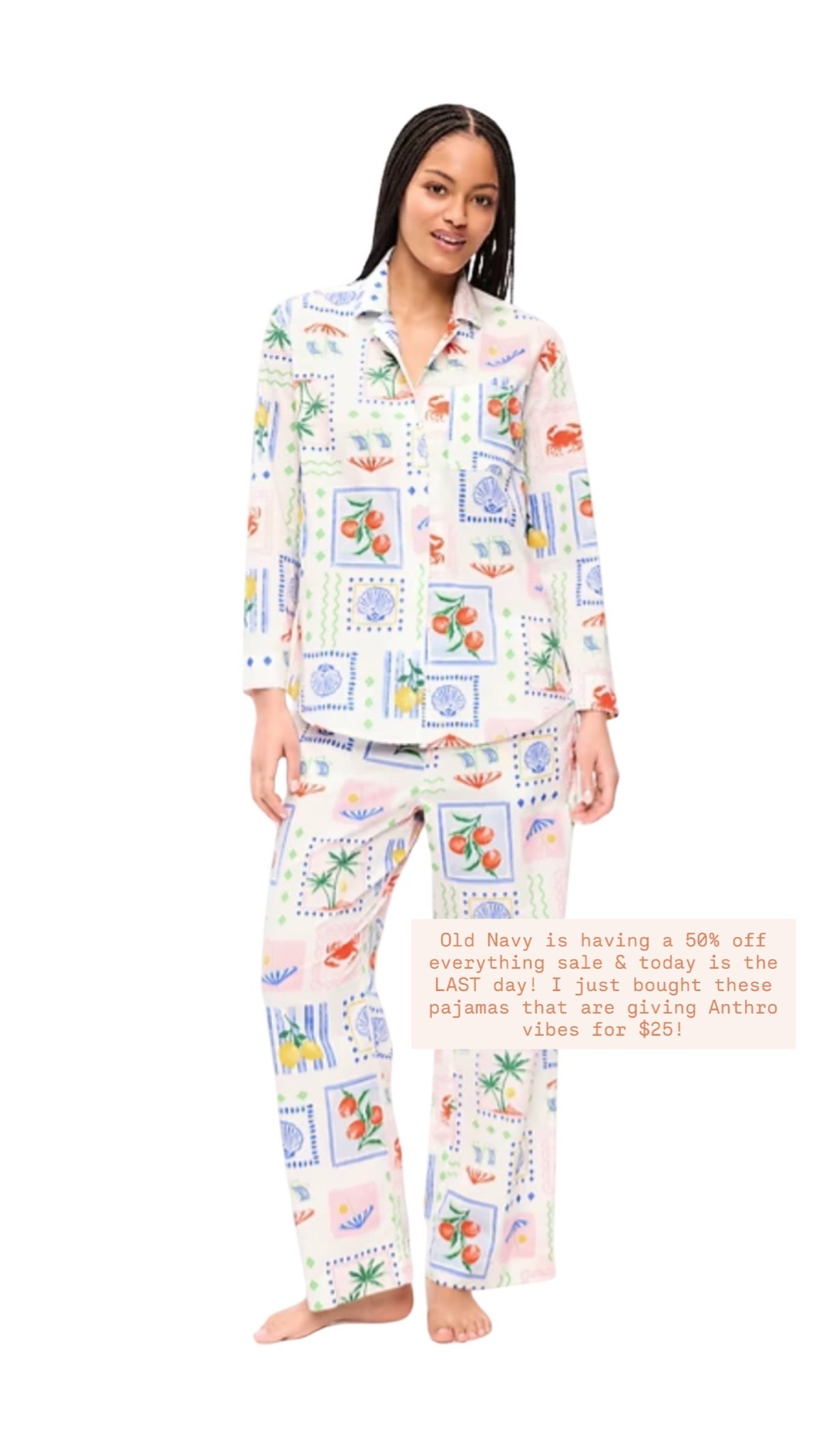 Old Navy is having a 50% off sale & today is the last day to save. I bought these pajamas & a few smocked tanks & longer Bermuda shorts! 

Bought size s / size 4 / my tts 

5’5” | 120 ish lbs | size 4

#LTKgrwm #LTKdayinmylife #LTKmomlife