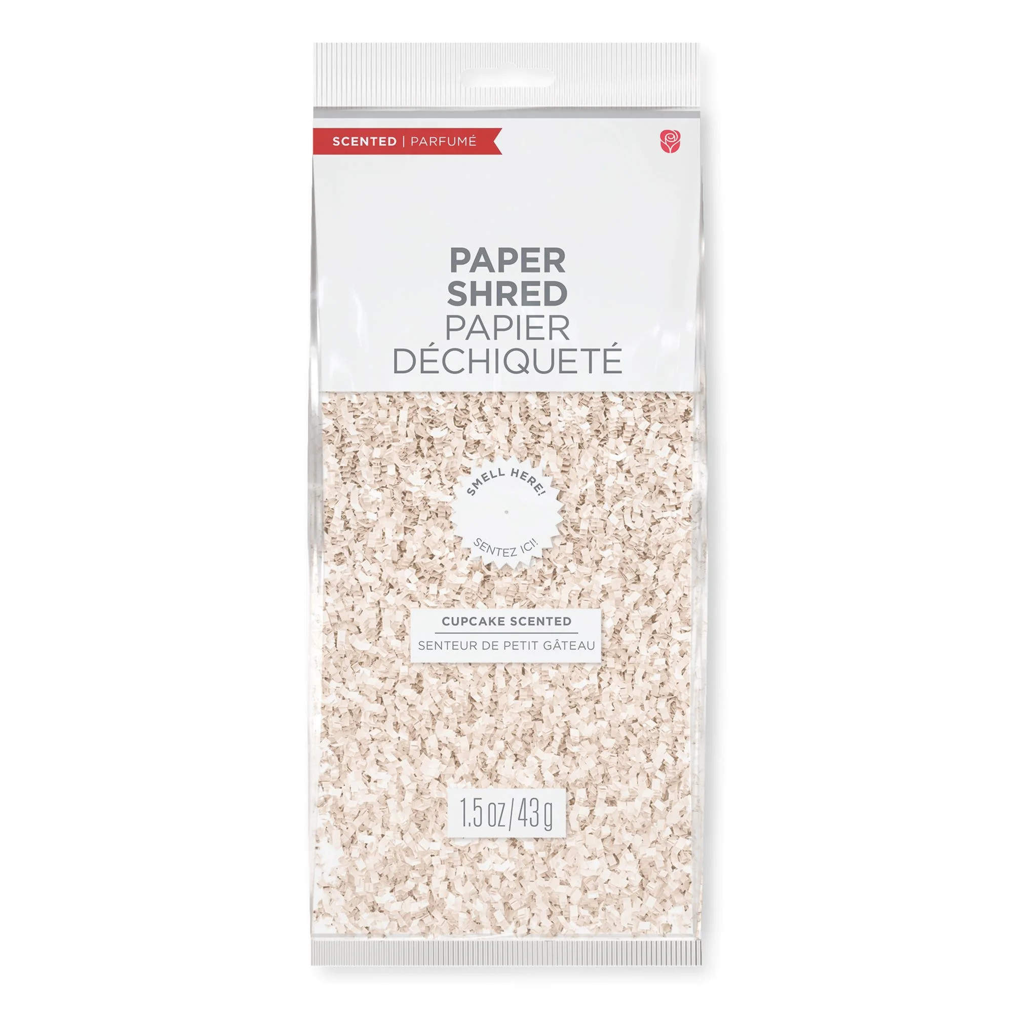 American Greetings Cream Shredded and Scented Valentine's Day Tissue Paper, Cupcake Scented (1.5 ... | Walmart (US)