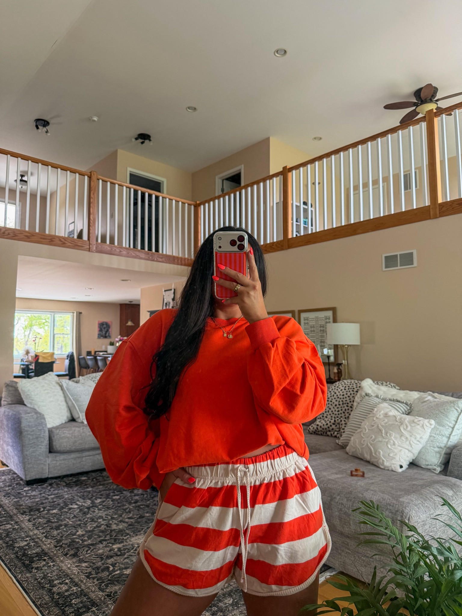 I’m wearing a size large in the shorts & a medium in the crewneck (I would suggest sizing down in the crewneck!). @Aerie 

#aerie

#LTKSaleAlert #LTKSeasonal #LTKMidsize