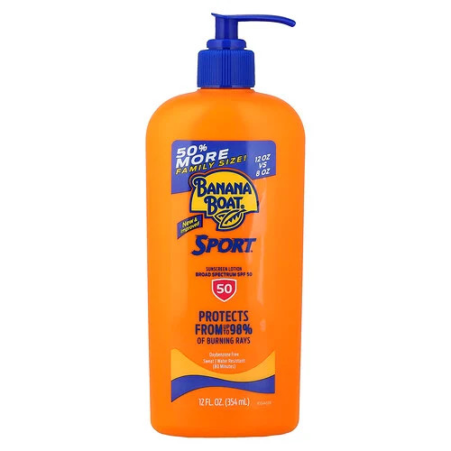 Banana Boat, Sport™, Sunscreen Lotion, SPF 50+, 12 fl oz (354 ml) | iHerb