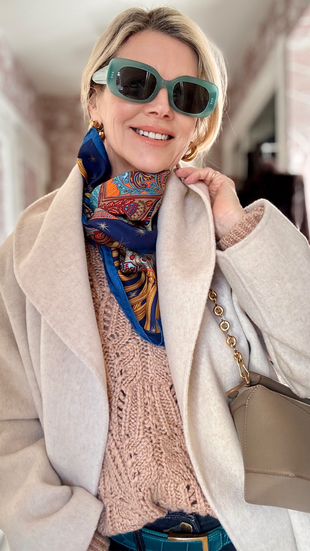 Easy scarf trick, along with the affordable jeans.

#LTKPetite #LTKOver40 #LTKdayinmylife