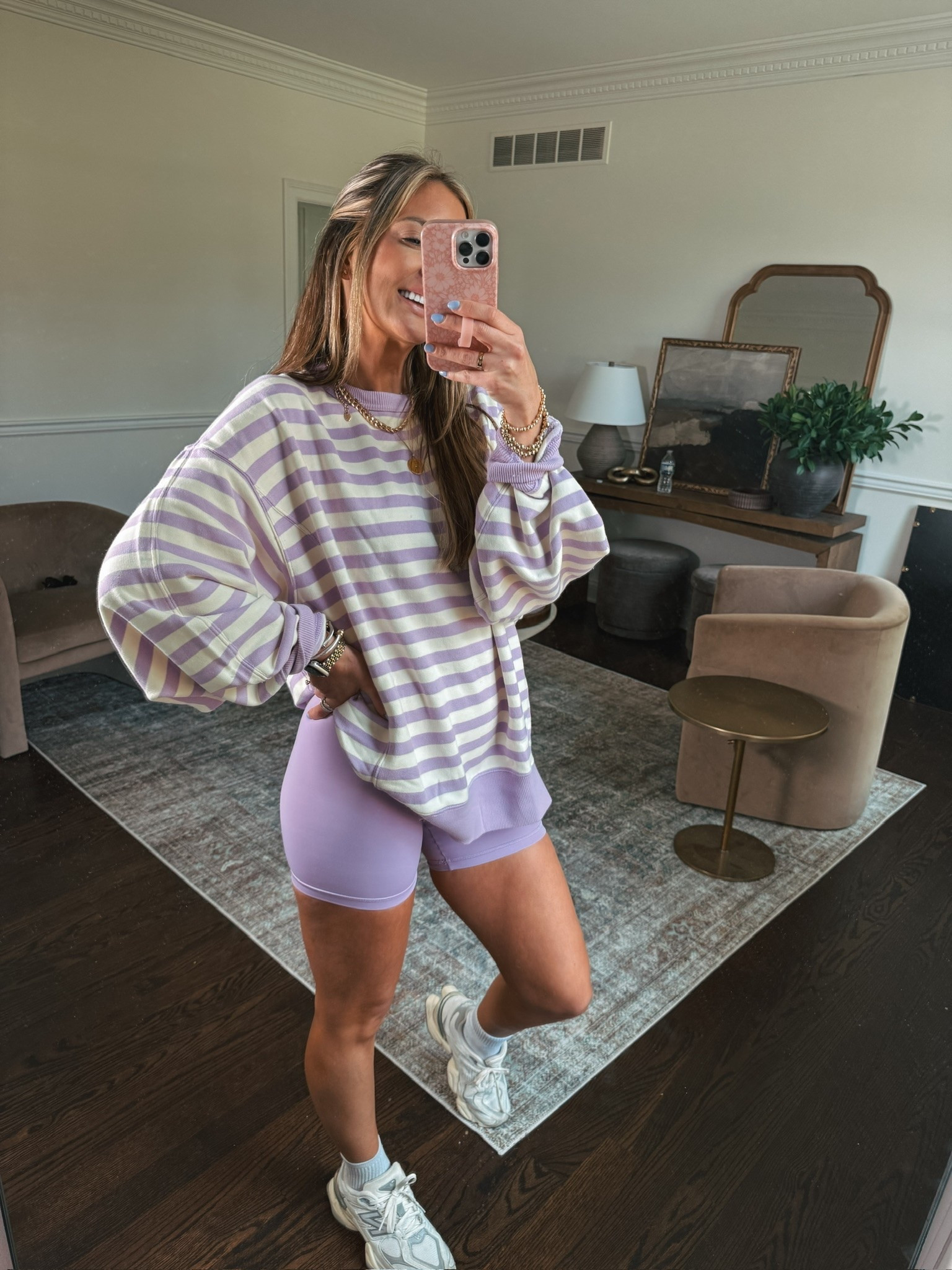 How cute is this adorable set?! The oversized sweatshirt is so soft but lightweight so it’s perfect for throwing over your shoulders this summer! Cute casual summer outfit idea!

#LTKootd #LTKgrwm #LTKmomlife