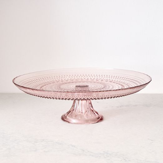 Jupiter Beaded Glass Cake Stand | West Elm (US)