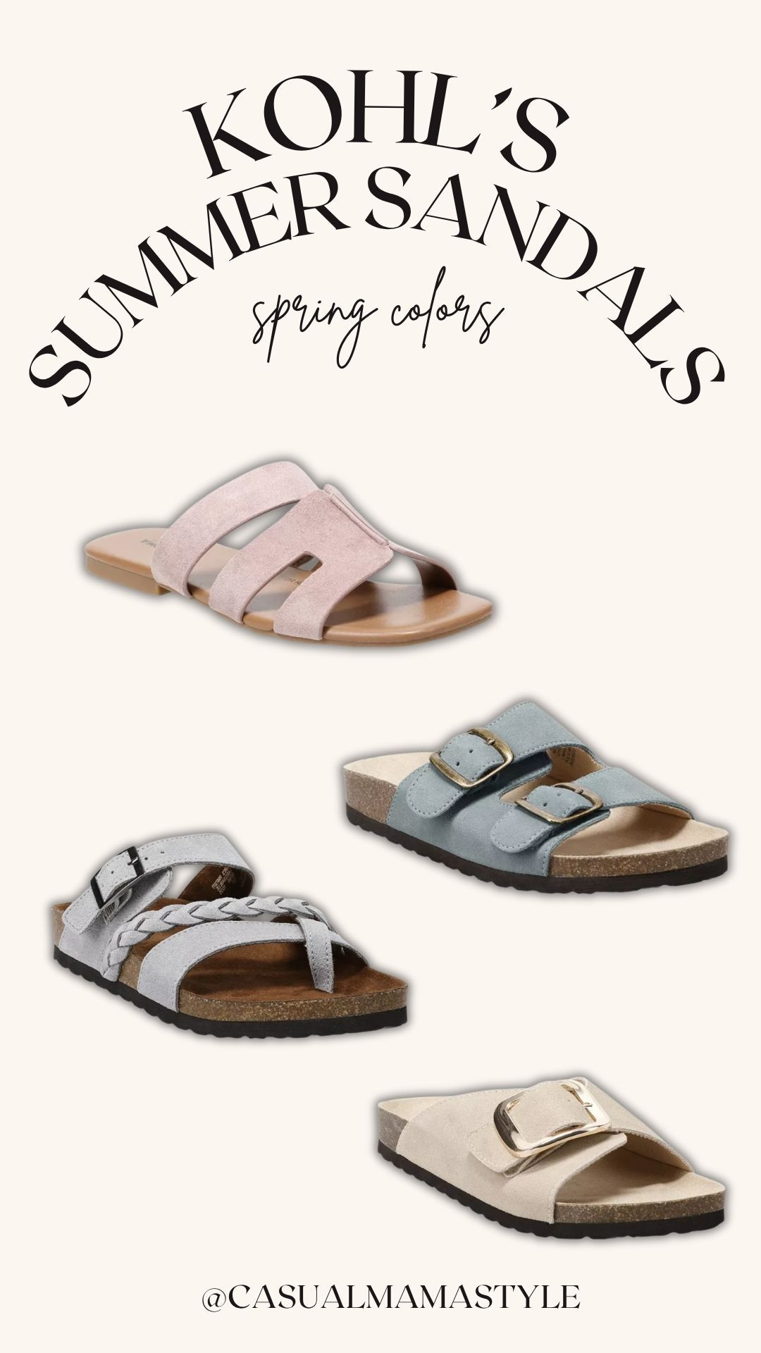 Spring is here and @Kohls has these beautiful spring pastel flatbed sandals for any look! #ad #kohlspartner #kohlsfinds

Don't miss your chance to save on these styles!  

 #LTKdayinmylife #LTKgrwm #LTKootd