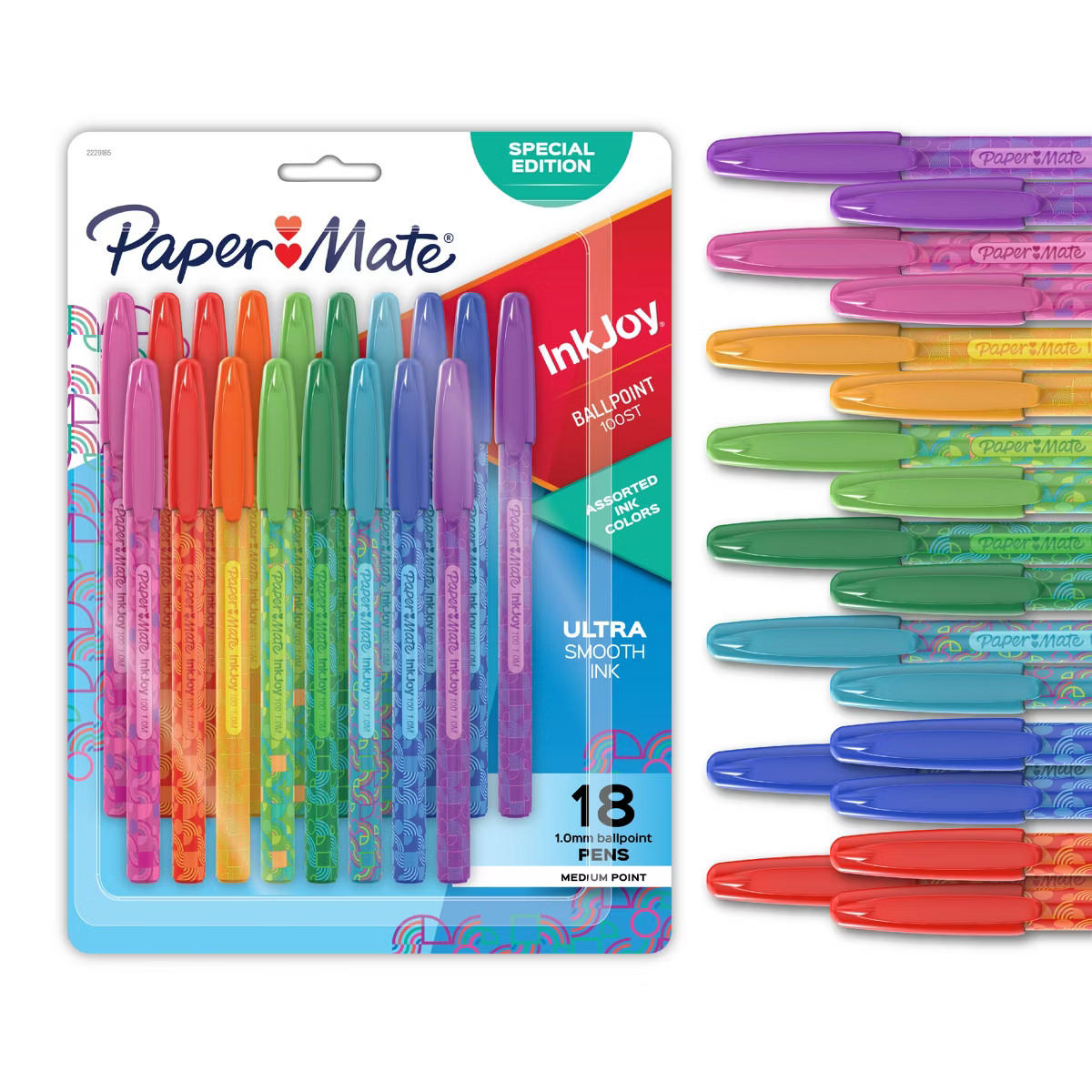 Paper Mate 18ct InkJoy 1.0mm Ballpoint Pen Assorted Ink Special Edition | Target