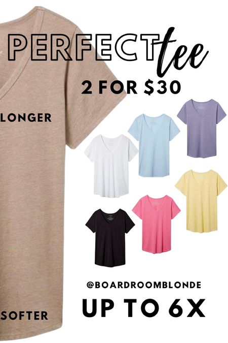The perfect affordable plus size soft tee that goes up to 6x and fits like a dream
I have a bunch of these in my cart right now because what a great deal! 

#LTKplussize #LTKsalealert #LTKfindsunder50