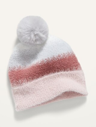 Pom-Pom Beanie for Toddler Girls | Old Navy (US)