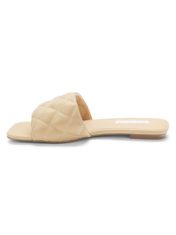 Quilted Leather Flat Sandals | Saks Fifth Avenue OFF 5TH