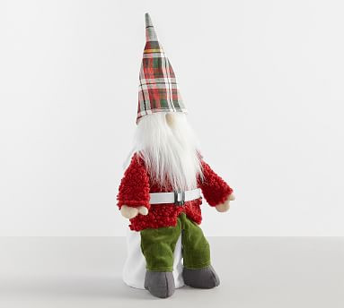 Gnome Plaid Wine Bag | Pottery Barn (US)