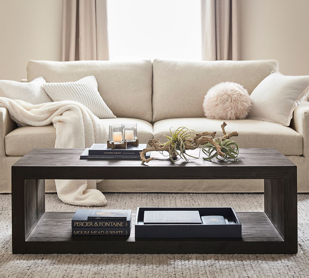 Folsom Rectangular Coffee Table (58") | Pottery Barn (US)