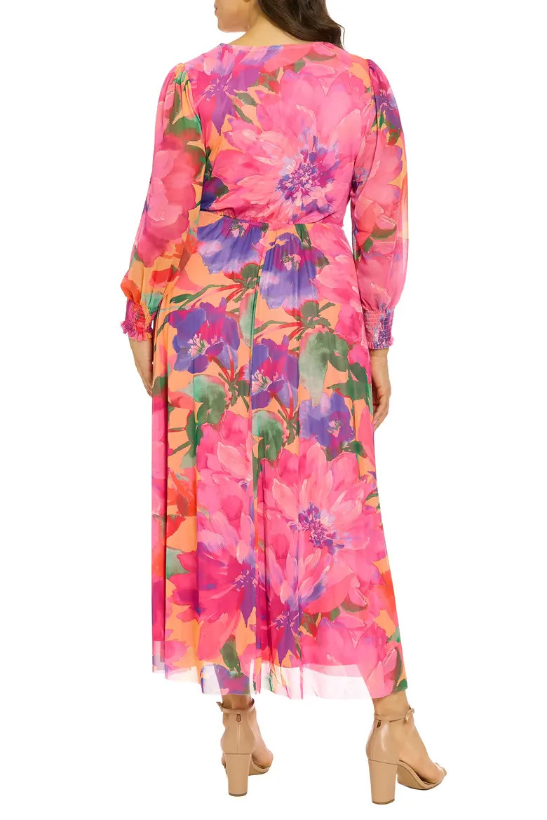 London Times Bishop Sleeve Maxi Dress (Women) | Nordstromrack | Nordstrom Rack